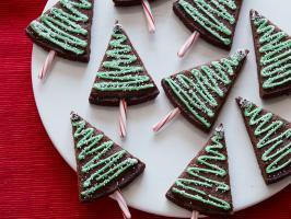 Christmas Tree Brownies