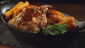 Lighter Fried Chicken Dinner