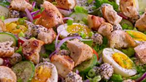 Breakfast Salad with Eggs