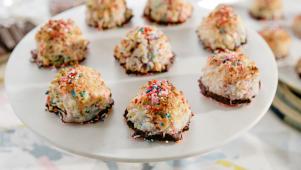 Giant Sprinkle Macaroons