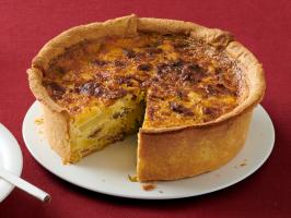 Bacon, Potato and Leek Quiche